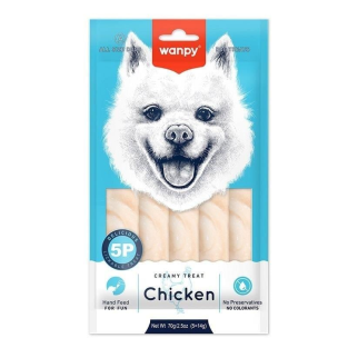 Wanpy Tavuklu Krema Köpek Ödülü 5x14 Gram