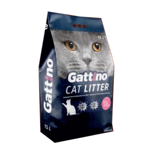 Gattino Bebek Pudrası Kokulu Kedi Kumu 15Lt.